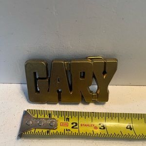 1980’s vintage brass colored belt buckle